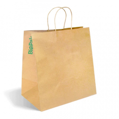 Biopak Twist Handle Kraft Paper Bags