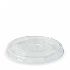 BioCup Flat Lid X-slot for 300-700ml Cup Pack of 100