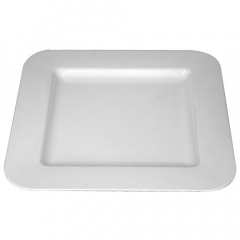 Delta White Melamine Square Platter