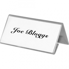 Name Display Badge with White Plastic Insert