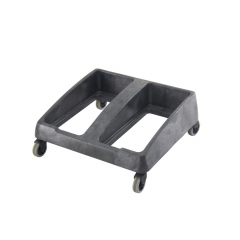 Double-Compartment Dolly for Rectangular Slim Bin