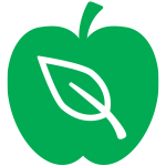 sustainably sourced leaf icon